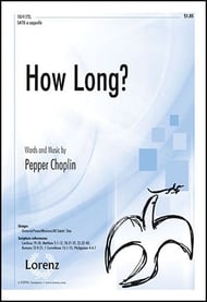 How Long? SATB choral sheet music cover Thumbnail